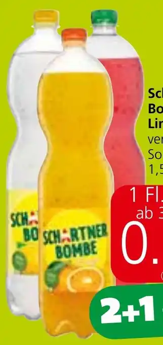 Eurospar Schartner Bombe Limonaden Angebot