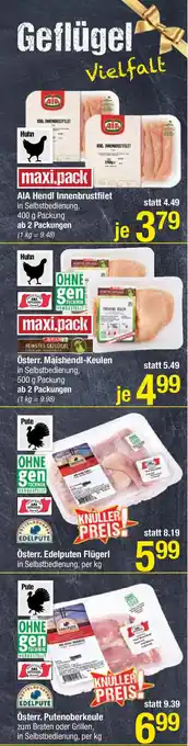 Maximarkt Geflügel Vielfalt Angebot