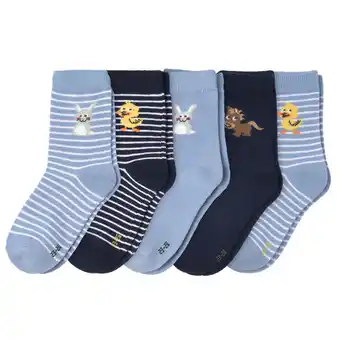 Ernsting's family 5 paar kinder socken in verschiedenen dessins Angebot