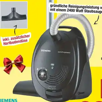 Maximarkt SIEMENS Staubsauger VS06V212 Angebot