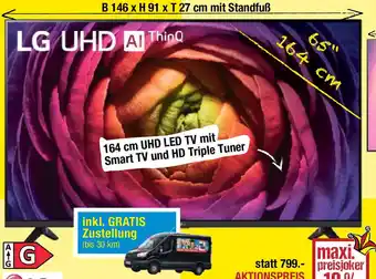 Maximarkt LED TV 65UR73006LA UHD Angebot