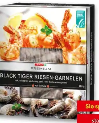 Interspar Black Tiger Riesen-Garnelen ASC Angebot
