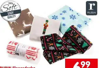 Interspar RUBIN Fleecedecke Angebot