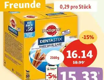 Fressnapf Pedigree DENTASTIX Hundesnacks Angebot