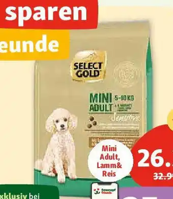 Fressnapf SELECT GOLD Sensitive Hundenahrung Angebot