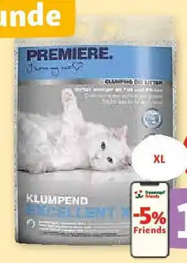 Fressnapf PREMIERE EXCELLENT Katzenstreu Angebot