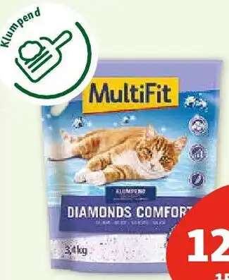 Fressnapf MultiFit DIAMONDS COMFORT Silikat-Katzenstreu Angebot