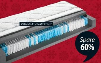 Dänisches Bettenlager Taschenfederkernmatratze gold s55 Angebot