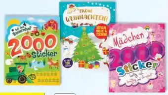 Hofer Rätsel-stickerbuch weihnachten Angebot