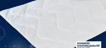 Hofer Steppbett schafwolle Angebot