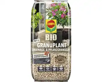 Hornbach Bio granuplant drainage- & pflanzgranulat compo 40 l 100% natürlicher bimsstein nachhaltige blähton alternative Angebot