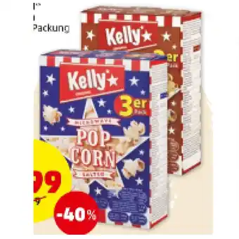 PENNY Kelly's mikrowellen-popcorn div. sorten penny 270 gramm 1 packung Angebot