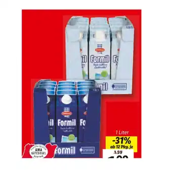 Lidl Schärdinger formil h-voll- oder leichtmilch lidl 1 liter 1 packung Angebot