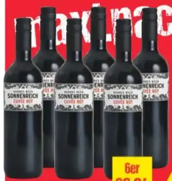 Maximarkt Hannes reeh sonnenreich cuvée rot maximarkt 0.75 liter 1 flasche Angebot