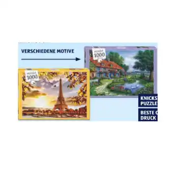 Hofer Erwachsenen puzzle versch. motive hofer 1 packung Angebot