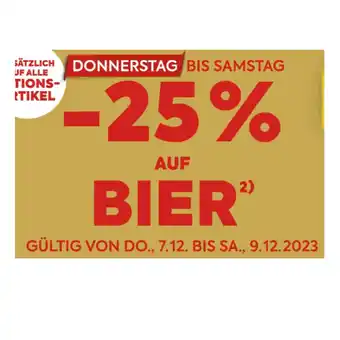Billa 25% auf bier billa Angebot