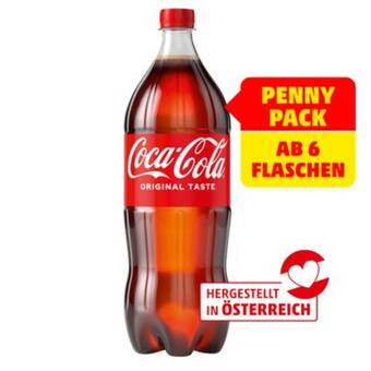 PENNY Coca-cola original od. zero penny 1.50 liter 1 flasche Angebot