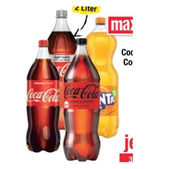 Maximarkt Coca-cola, coca-cola light, coca-cola zero oder fanta maximarkt 2 liter 1 flasche Angebot