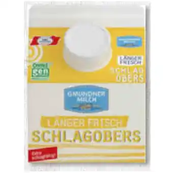 Unimarkt Gmundner milch schlagobers esl 36% unimarkt 250 gramm 1 packung Angebot