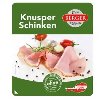 Spar Berger gourmet- oder knusperschinken aus österreich spar 150 gramm 1 packung Angebot