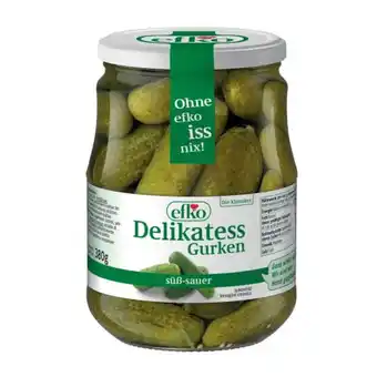 Spar Efko delikatess gurken oder pfefferoni mild oder scharf spar 1 glas Angebot