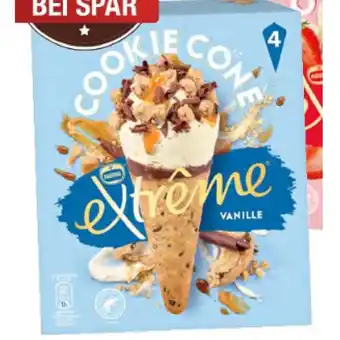 Spar Extreme cookie cone verschiedene sorten spar 440 milliliter 1 packung Angebot