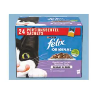 Hofer Purina felix katzenfutter hofer 24 stück 1 packung Angebot
