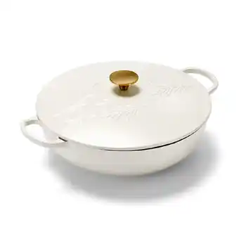 Tchibo Eduscho Gusseisen-servierpfanne, mattweiß, 35 186 082, tchibo 1 stück Angebot