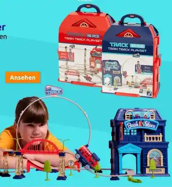 Action Eisenbahn im Spielzeugkoffer Angebot