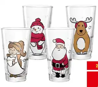 Interspar Gläser mit Weihnachtsmotiv Angebot