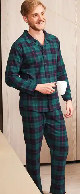 Interspar Damen- oder Herren-Flanell-Pyjama Angebot