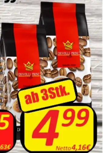 Wurstico Prince Kaffee Angebot