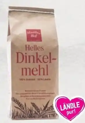 Sutterlüty Martinshof Dinkelmehl Hell oder Vollkorn 1 kg Angebot