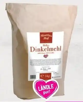Sutterlüty Martinshof Helles Dinkelmehl 5 kg Angebot