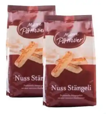 Sutterlüty Maitre Patissier Suisse Original Schweizer Nuss Stängeli Angebot