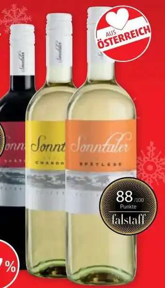 PENNY SONNTALER SPÄTLESE WEISS od. SPÄTLESE ROT od. CHARDONNAY od. WEISSBURGUNDER Angebot