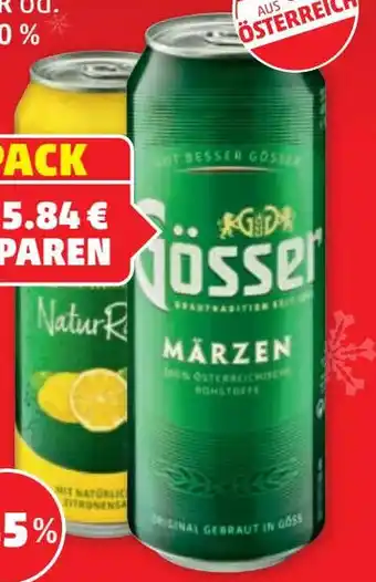 PENNY GÖSSER MÄRZEN od. NATURRADLER od. NATURRADLER 0,0 % ALKOHOLFREI Angebot