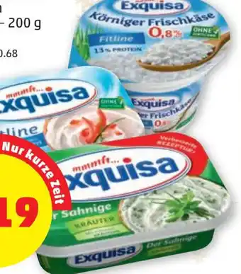PENNY EXQUISA KÖRNIGER FRISCHKÄSE Angebot