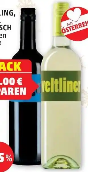 PENNY MEIN VELTLINER, MEIN WELSCHRIESLING, MEIN ZWEIGELT od. MEIN BLAUFRÄNKISCH Angebot