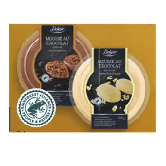 Lidl Deluxe mousse au chocolat versch. sorten lidl 350 gramm 1 packung Angebot