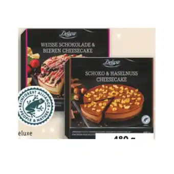 Lidl Deluxe cheesecake versch. sorten lidl 480 gramm 1 packung Angebot