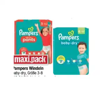 Maximarkt Pampers windeln versch. sorten maximarkt 1 packung Angebot