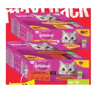 Maximarkt Whiskas katzennahrung klassik oder geflügel/gelee maximarkt 80 stück 1 packung Angebot