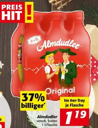 Nah&Frisch Almdudler versch. Sorten 1 1-Flasche Angebot