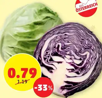 PENNY ROT- od. WEISSKRAUT Angebot