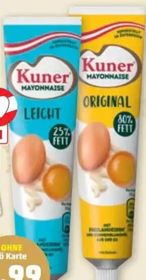 PENNY Kuner MAYONNAISE Angebot