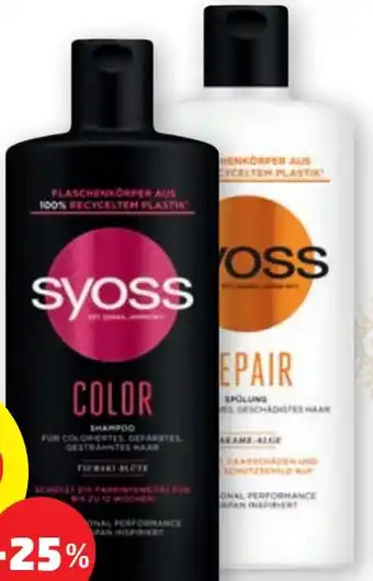 PENNY SYOSS SHAMPOO od. SPÜLUNG Angebot