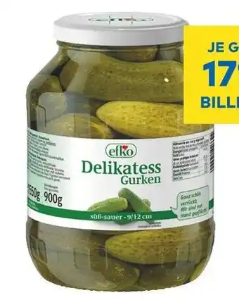 T&G Efko Delikatess Gurken Angebot