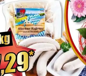 Norma Münchner Weißwurst 1 kg Angebot