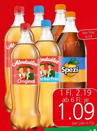 Spar Almdudler oder Spezi Angebot